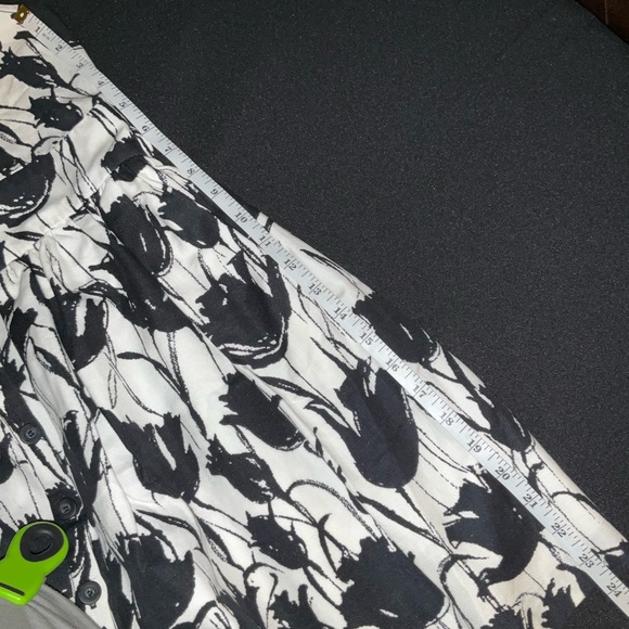 Anthropologie Black and White Halter Mini Dress - Picture 9 of 11